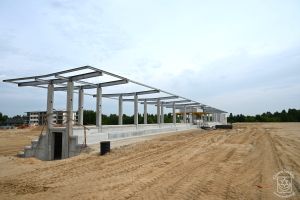 Budowa CRS - zagospodarowanie terenu zielenią