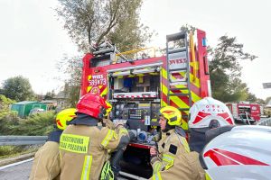 Ćwiczenia strażackie "Okiełznać wodę" w Dobrej 2025