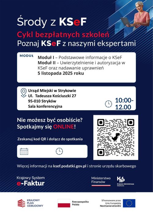 Plakat informacyjny, US Głowno