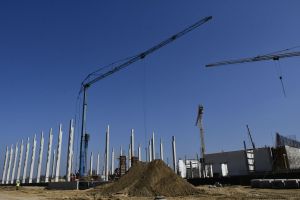 Budowa hali sportowej w ramach inwestycji Centrum Rozwoju Strykowa rok 2025