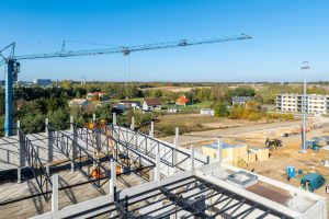 Zdjęcia z budowy Centrum Rozwoju Strykowa, październik 2025 - fot. Mirbud