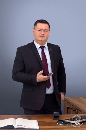 Zastępca Burmistrza Strykowa Adam Kaźmierczak