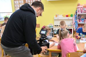 Nagrania w Przedszkolu Samorządowym w Strykowie