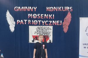 Gminny Konkurs Piosenki Patriotycznej pod Honorowym Patronatem Burmistrza Strykowa 2025 r.