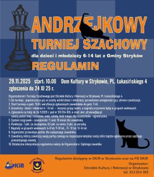 Andrzejkowy Turniej Szachowy - regulamin