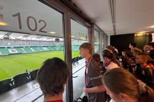 Wiosłowanie na Stadionie Legii listopad 2025