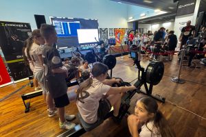 Wiosłowanie na Stadionie Legii listopad 2025