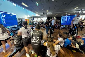 Wiosłowanie na Stadionie Legii listopad 2025