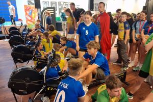 Wiosłowanie na Stadionie Legii listopad 2025