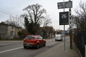 Wyświetlacz predkości ul. Kościuszki