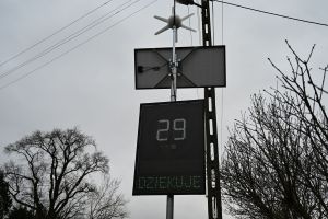 Wyświetlacz predkości ul. Kościuszki