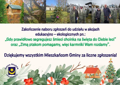 Akcje ekologiczne Gminy Stryków