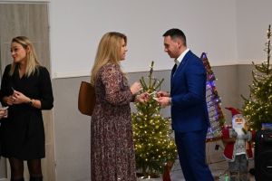 Wigilia Gminna 2025 sołtysów i radnych Rady Miejskiej w Strykowie