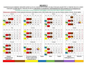 Rejon 3 odbioru odpadów komunalnych