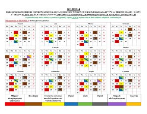 Rejon 4 odbioru odpadów komunalnych