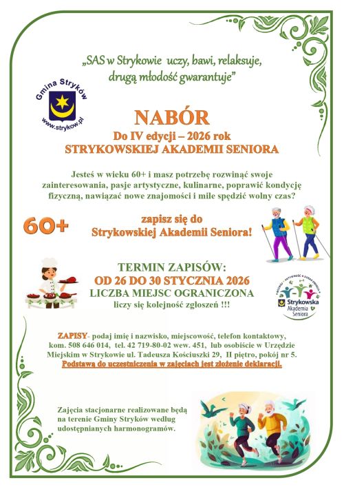 Nabór do IV edycji SAS - 2026 rok