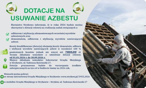 Usuwanie azbestu - informacja 2026