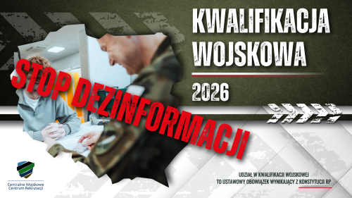 Kwalifikacja wojskowa 2026 - grafiki informacyjne