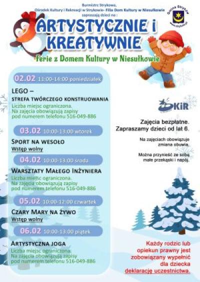 Oferta DK Niesułków - ferie 2026