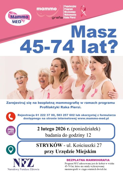 Plakat informacyjny, Mammo-Med