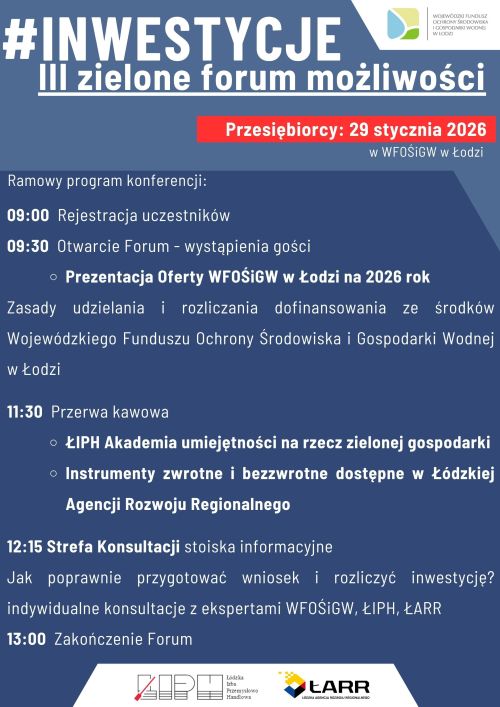 Agenda III Zielonego Forum Możliwości 2026