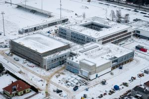 Zdjęcia z budowy Centrum Rozwoju Strykowa, luty 2026 - fot. Marcin Romanik/lodzkie.pl