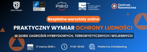 Baner Warsztaty dla ludności cywilnej