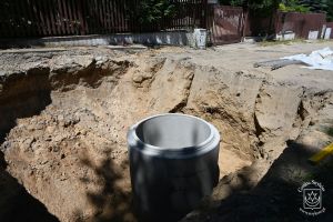 Budowa dróg wewnętrznych w Dobieszkowie, lipiec 2025