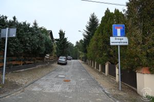 Budowa dróg wewnętrznych w Dobieszkowie, inwestycja po realizacji