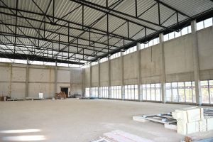 Budowa hali sportowej w ramach inwestycji Centrum Rozwoju Strykowa, marzec 2026