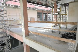 Budowa domu kultury w ramach inwestycji Centrum Rozwoju Strykowa, marzec 2026