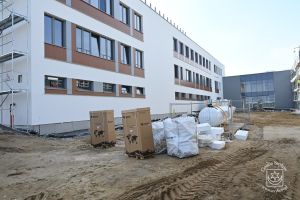 Budowa szkoły podstawowej w ramach inwestycji Centrum Rozwoju Strykowa, marzec 2026
