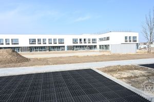 Budowa przedszkola w ramach inwestycji Centrum Rozwoju Strykowa, marzec 2026