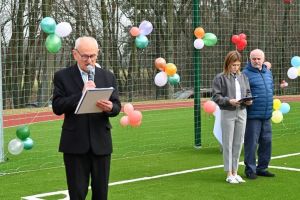 Otwarcie wielofunkcyjnego boiska przy Szkole Podstawowej w Koźlu -20.03.2026 r.