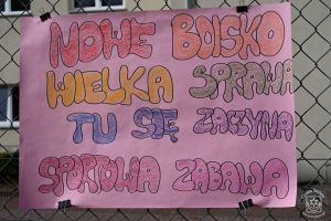 Otwarcie wielofunkcyjnego boiska przy Szkole Podstawowej w Koźlu -20.03.2026 r.