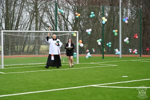 Otwarcie wielofunkcyjnego boiska przy Szkole Podstawowej w Koźlu -20.03.2026 r.
