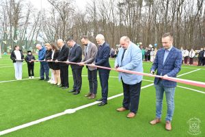 Otwarcie wielofunkcyjnego boiska przy Szkole Podstawowej w Koźlu -20.03.2026 r.