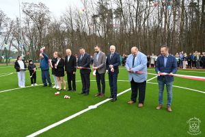 Otwarcie wielofunkcyjnego boiska przy Szkole Podstawowej w Koźlu -20.03.2026 r.