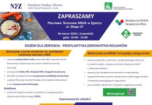 „Dzień z NFZ i eKRUS” w Zgierzu