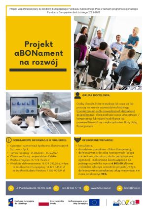 Projekt: "aBONament na rozwój".