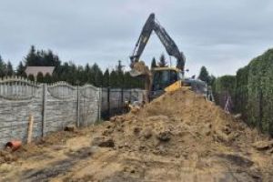 Budowa kanalizacji w Tymiance, inwestycja w trakcie realizacji