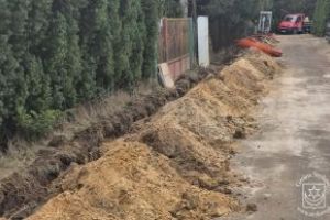 Budowa kanalizacji w Tymiance, inwestycja w trakcie realizacji