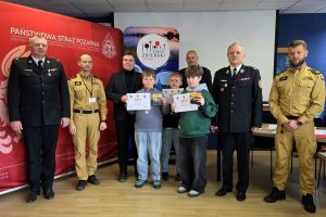 Powiatowe eliminacjie Ogólnopolskiego Turnieju Wiedzy Pożarniczej „Młodzież Zapobiega Pożarom”