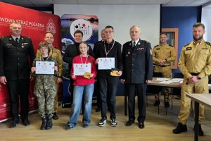 Powiatowe eliminacjie Ogólnopolskiego Turnieju Wiedzy Pożarniczej „Młodzież Zapobiega Pożarom”
