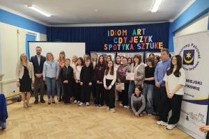 Gminny konkurs językowo-plastycznego „Idiom Art – gdy język spotyka sztukę”