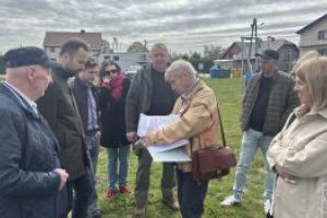 Przekazanie terenu pod budowę świetlicy wiejskiej w Tymiance