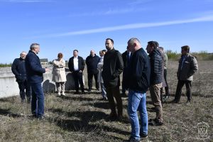 Wizyta samorządowców Gminy Stryków w Piaskach Bankowych