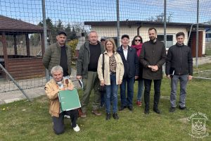 Budowa świetlicy wiejskiej w Tymiance, przekazanie terenu budowy, kwiecień 2026