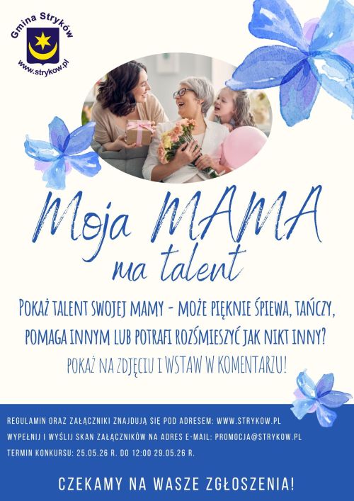 Konkurs - ,,Moja mama ma talent"