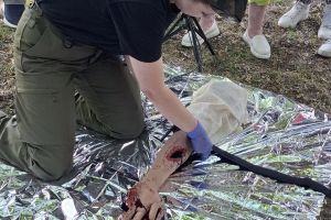 Zajecia wojskowe dla SAS w Zespołe Szkół nr 1 w Bratoszewicach